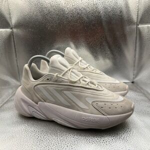 Size 5 Adidas Ozelia Cream Womens Lace Up Athletic Running Shoes H03132